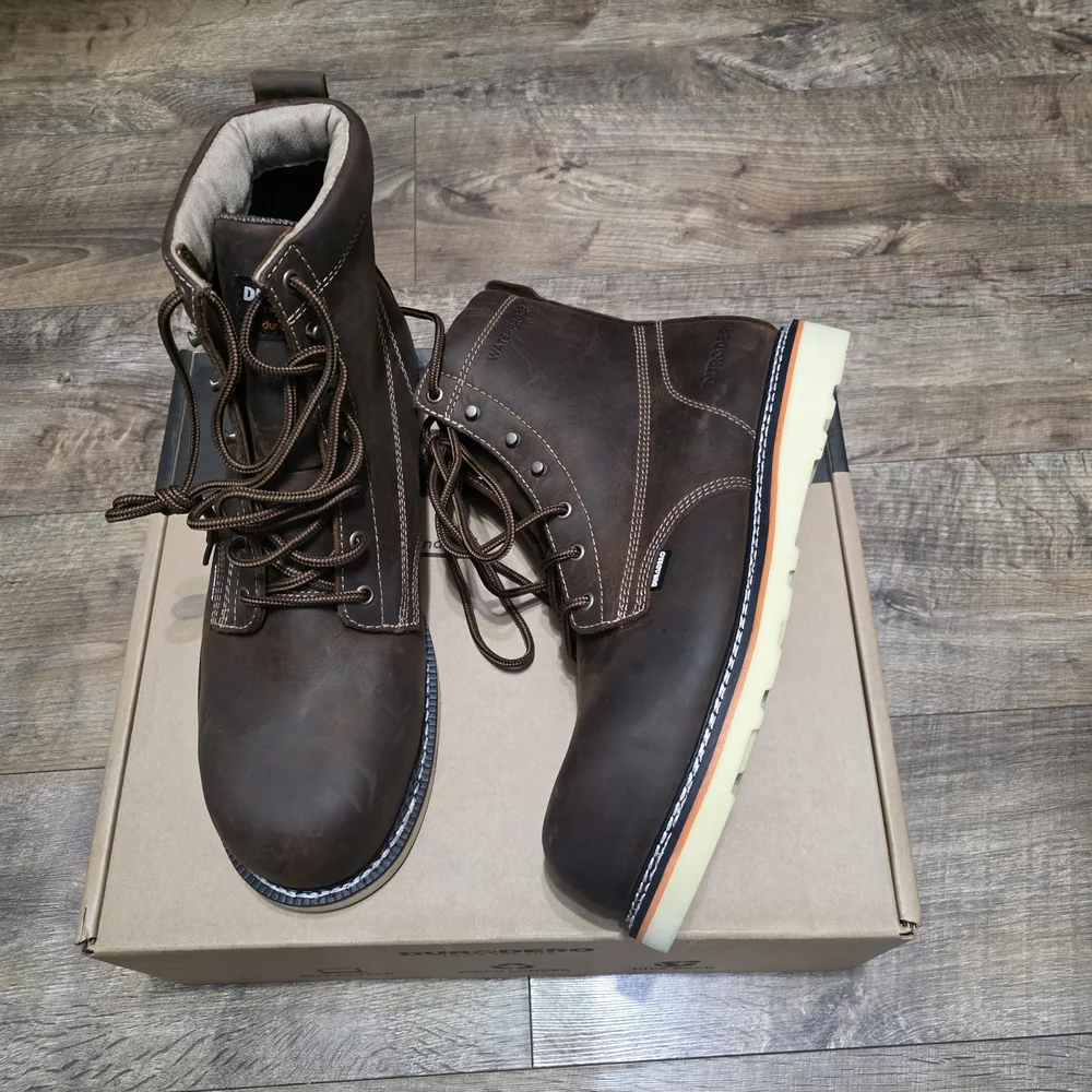 Durodero Steeltoe  Leather Boots Men Size 12